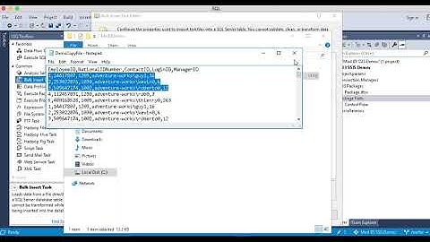 Bulk Insert Task Demo