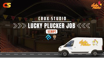 [ QBCORE / QBOX / ESX ] LUCKY PLUCKER JOB SCRIPT | FIVEM | TEBEX | CRUX STUDIO
