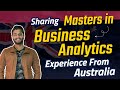 Masters in business analytics from Australia | Guidance and tips