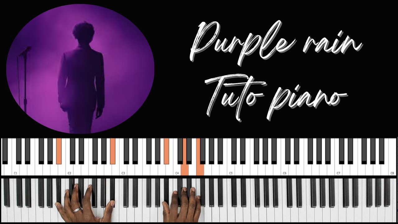 Prince - PURPLE RAIN (Easy Piano Tutorial)