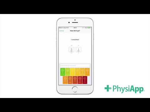 PhysiApp video tutorial for clients