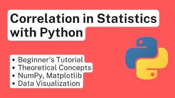 Correlation in Statistics using Python