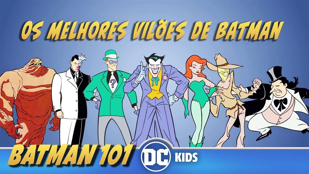 ⁣Os melhores vilões de Batman | Batman 101 em Português | DC Kids
