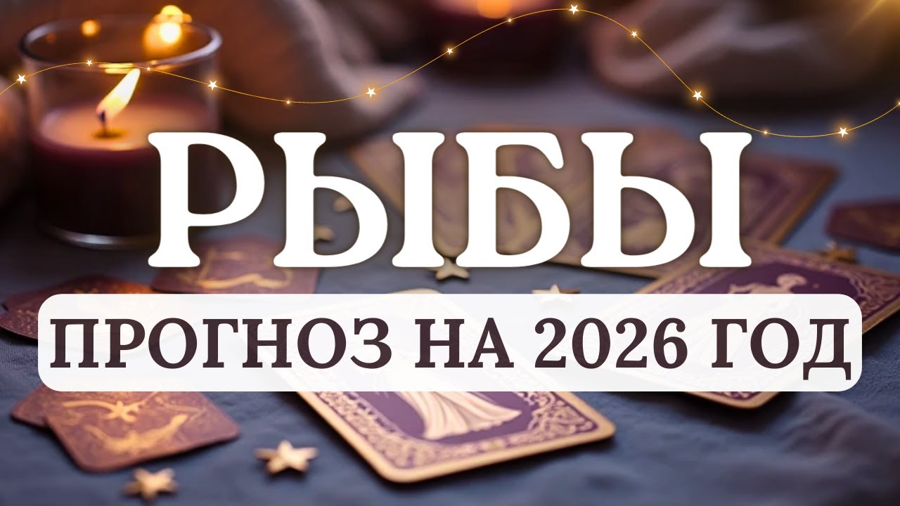 РЫБЫ♓️ВЫ НАЧНЕТЕ ДВИГАТЬСЯ НЕ ПО ТЕЧЕНИЮ, А ПО СОБСТВЕННОМУ КУРСУ...♓️ПРОГНОЗ НА 2026 ГОД
