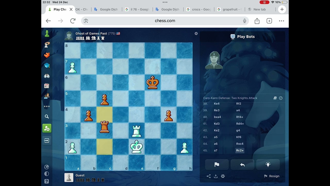 Christmas chess 2025