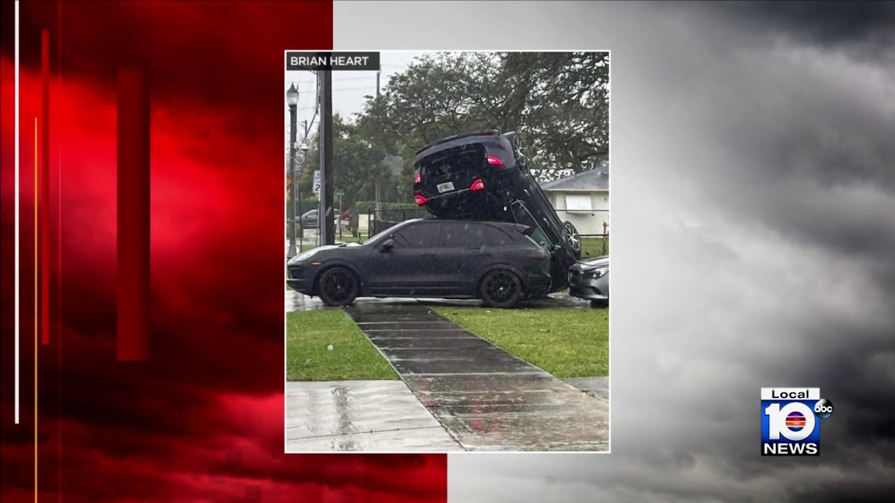 Strong storms leave damage spread across South Florida - YouTube