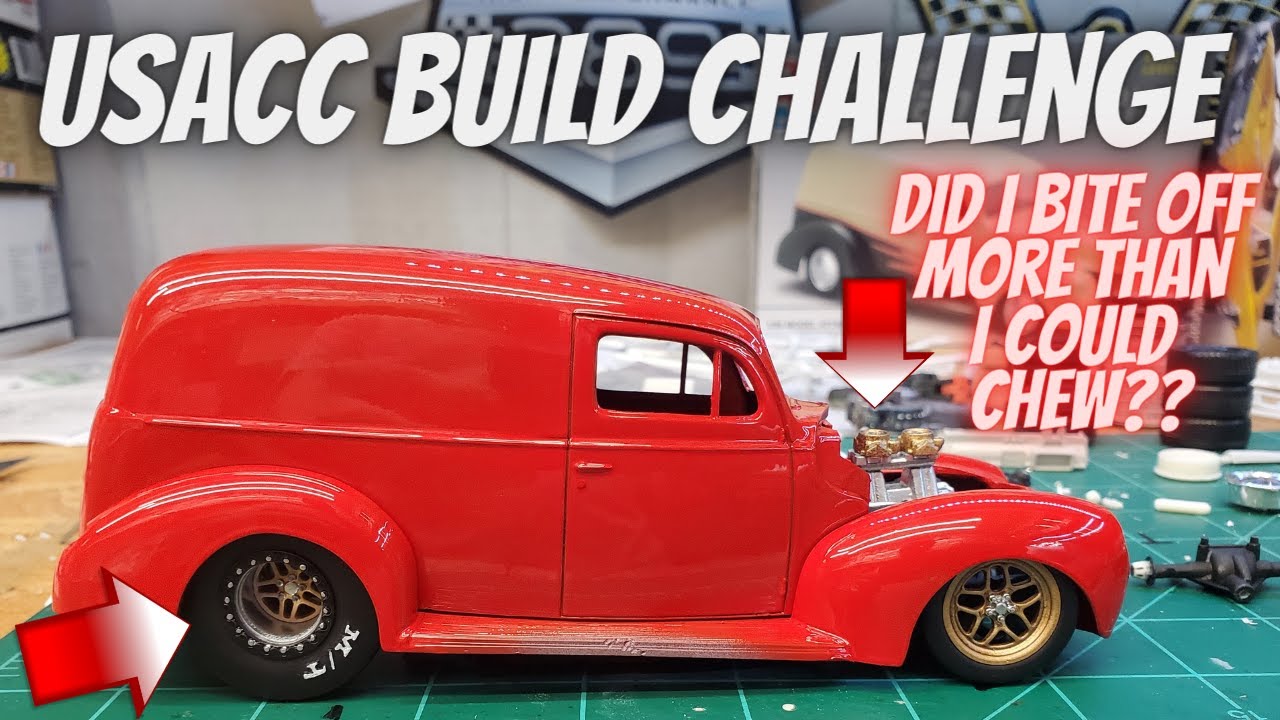 1940 Ford Sedan Delivery 1/25 Scale Build off challenge.This build