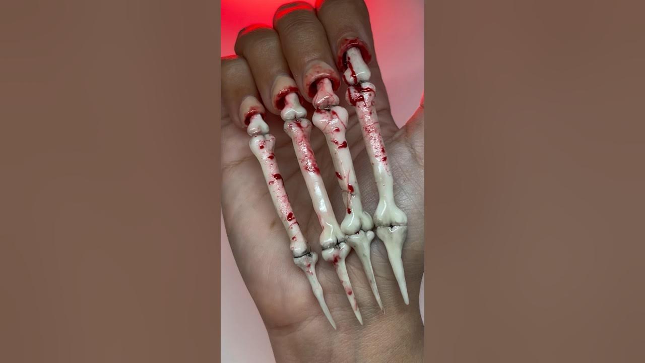 ‼️GLOWING BONES AS NAILS??😱💅🏼 3D NAIL ART🦴⚠️ #nailart #naildesign #nails #nailsart #shorts ‼️GLOWING BONES AS NAILS??😱💅🏼 3D NAIL ART🦴⚠️ #nailart #naildesign #nails #nailsart #shorts