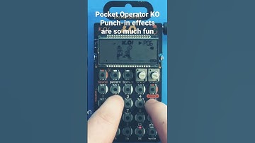 Pocket Operator Punch in Effects are so much fun! Full Video on my Channel
