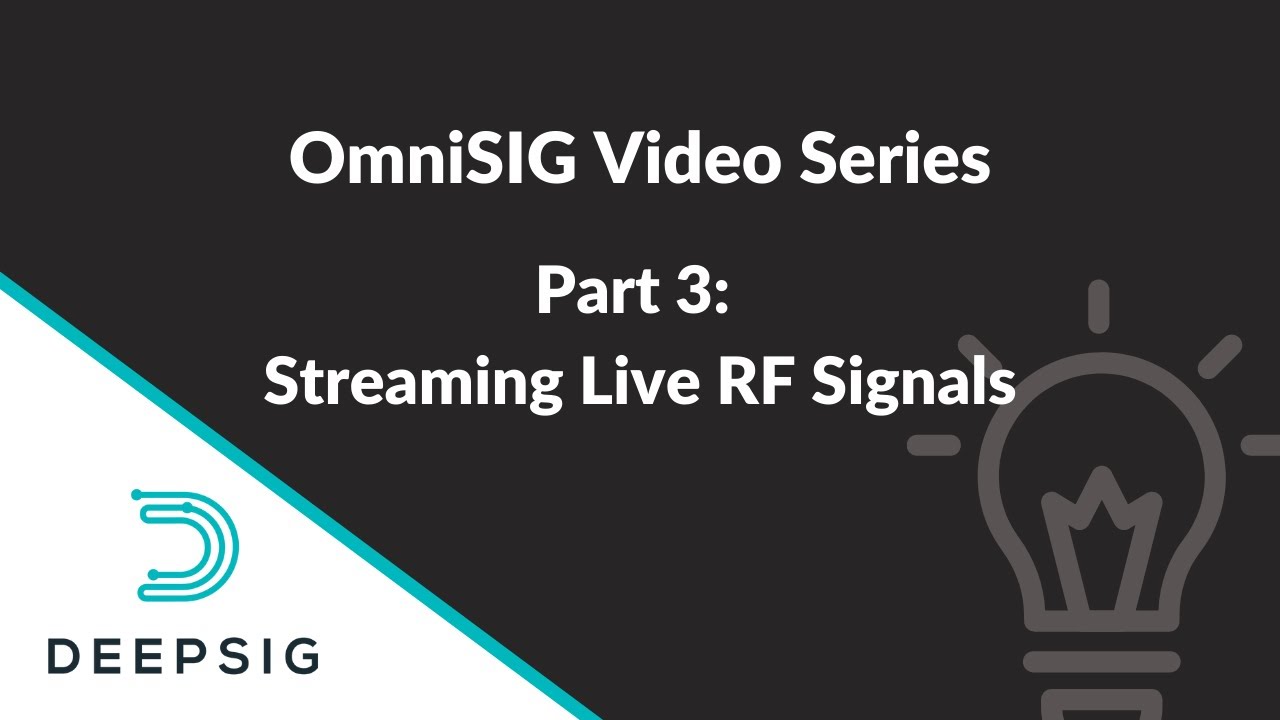 Streaming Live RF Signals - Part 3 - YouTube