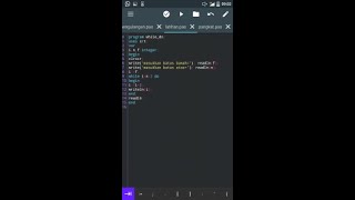 Tutorial instal aplikasi pemrograman pascal di android