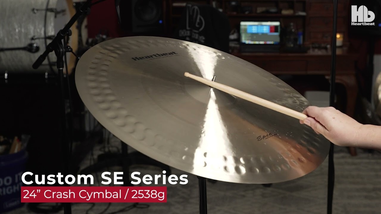 earnest hearts arms 検)カタチ製作所 インビジブルインク Epic Crash Cymbals - Heartbeat Percussion