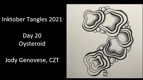 Inktober Tangles 2021 Day 20 Oysteroid