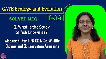 GATE Ecology and Evolution 2021 | Solved MCQ | Solving Questions with Gauri ma’am