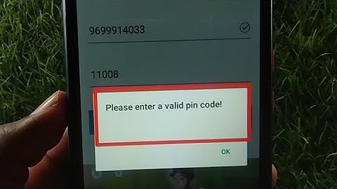 How to fix Please enter a valid pin code! problem solve in deal share