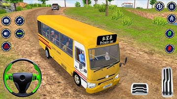 Real Van Driving Simulator Games | Minibus Offroad Driving Video Game | Android Gameplay