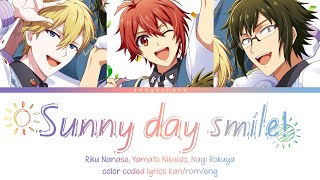 Download Lagu Sunny day smile! - Riku Nanase, Yamato Nikaido, Nagi Rokuya (kan/rom/eng color coded lyrics) MP3 Download Lagu Sunny day smile! - Riku Nanase, Yamato Nikaido, Nagi Rokuya (kan/rom/eng color coded lyrics) MP3