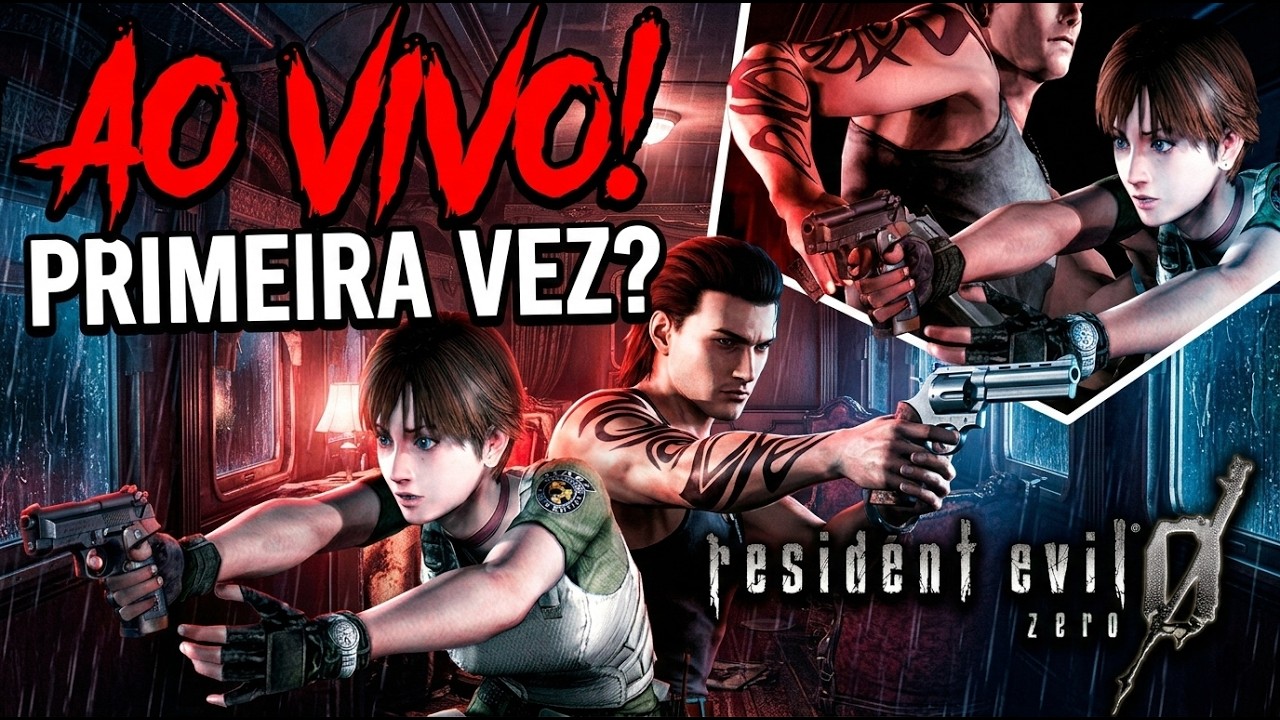 🔴 AO VIVO: Resident Evil 0: A ORIGEM DE TUDO 🔦 | Gameplay PT-BR