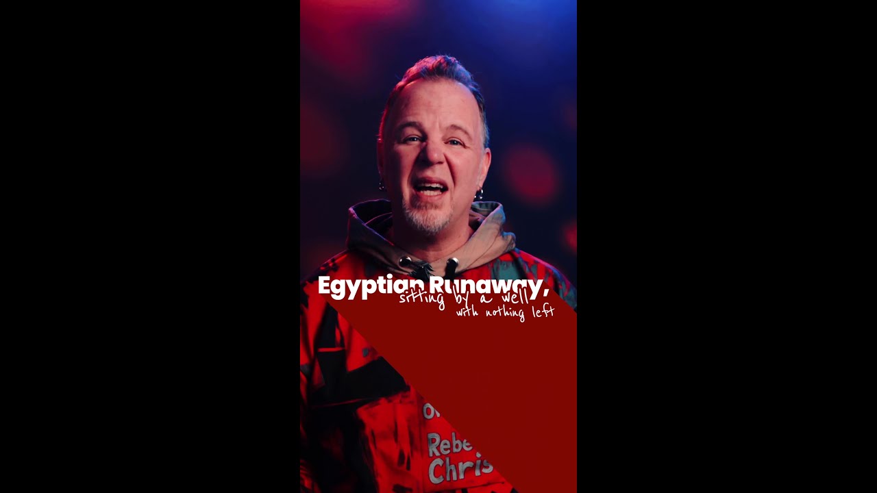 An Egyptian runaway, sitting by a well with nothing left