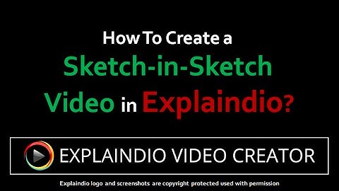 How to Create a Sketch in Sketch Video in Explaindio