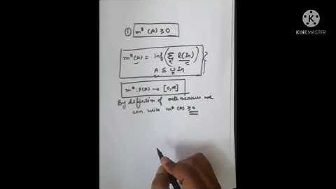 properties of outer measure proof