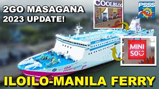 ILOILO to MANILA on 2GO's LARGEST ferry | MV 2GO Masagana 2023 Update | Travel PH | FERRYVIEW