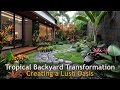 Garden enchantment transform your backyard into a tropical paradise