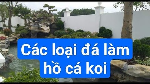 các loại đá làm hồ cá koi tiểu cảnh đá lũa đen hoà bình