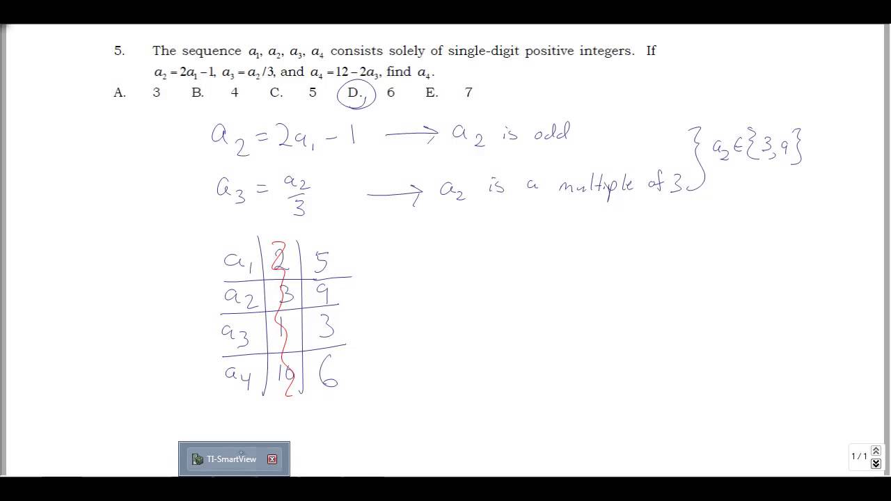 AMATYC Student Math League (SML) Spring 2015 Solutions, Question 5