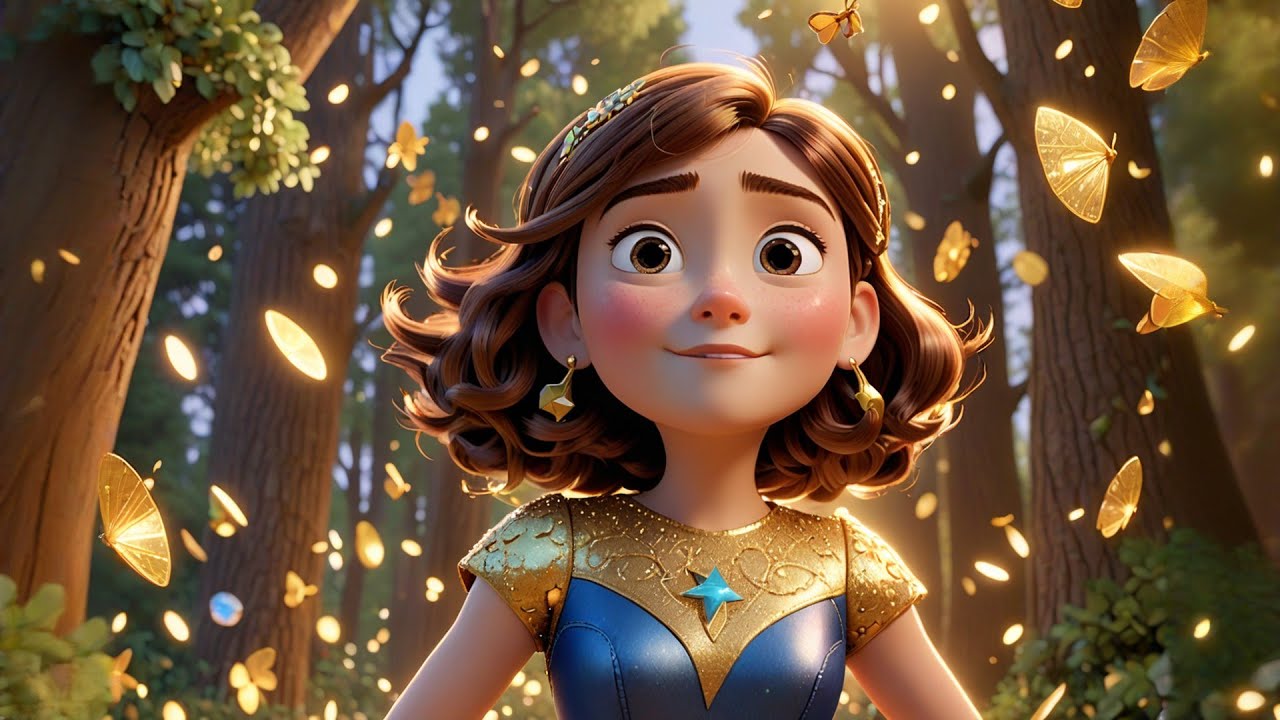 Four Sparkly Fairies Twinkle at Night | Magical Counting Song for Kids | Fantasy Rhymes for Toddlers