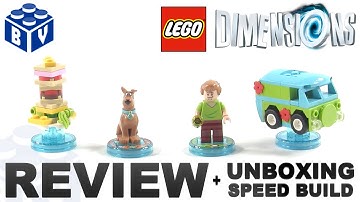 LEGO Dimensions Scooby-Doo Team Pack 71206 Unboxing, Speed Build and Review
