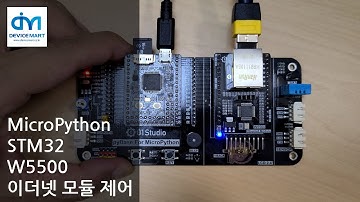 MicroPython - STM32 W5500 이더넷 모듈 제어