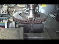 Machining / resurfacing brake rotors on a Bridgeport milling machine and rotary table.