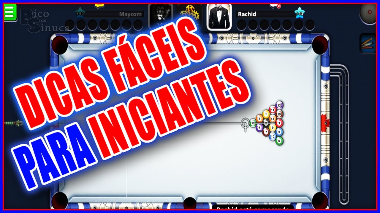 8 dicas essenciais para iniciantes em 8 Ball Pool! - Liga dos Games