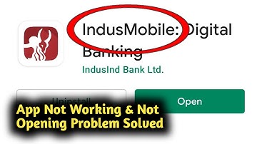 Fix Indus Mobile App Not Working and Not Opening Problem Solved