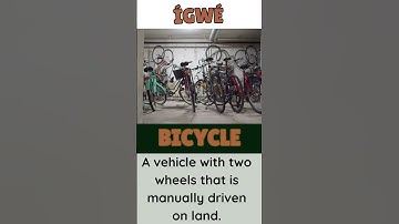 Igbo Word of The Day: Bicycle | Learn Igbo Daily #learning  #igbo