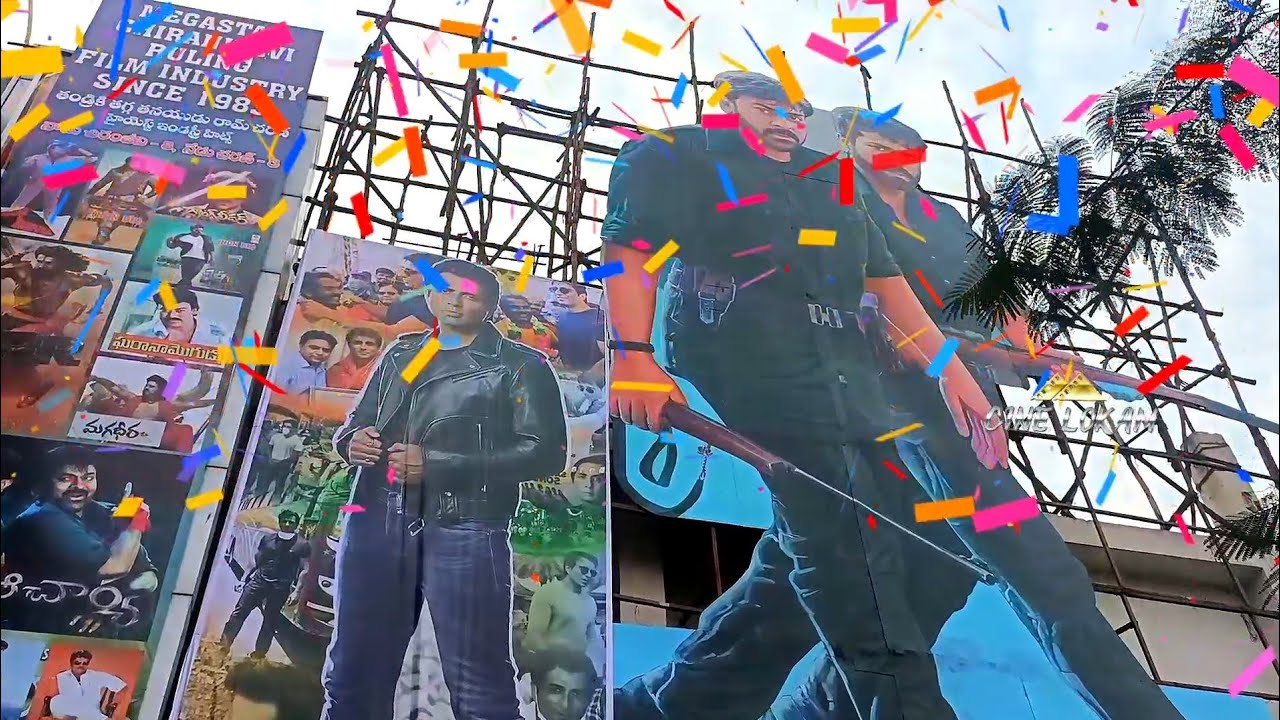 Mega fans Hungama begins at Sandhy Theater RTC x Roads