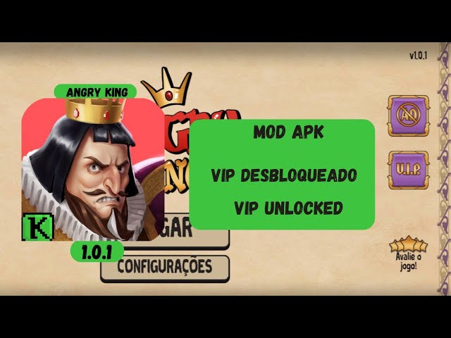 ANGRY KING 1.0 - MOD APK (VIP) 