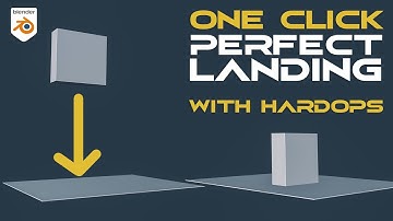 HardOPS tutorial - How To Move Anything to Floor Level in Blender