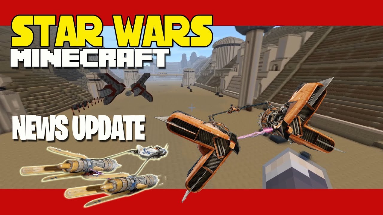 STAR WARS MINECRAFT SERVER : NEWS UPDATE - YouTube