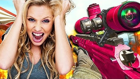 SPAWN TRAP TROLLING GIRL WITH AIMBOT! (Black Ops 2 Trolling)