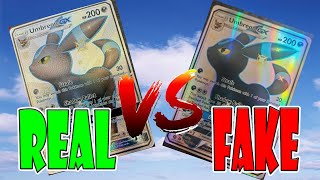 IS IT REAL??? IS IT FAKE??? HOW TO TELL THE DIFFERENCE WHEN BUYING POKEMON CARDS!!!
