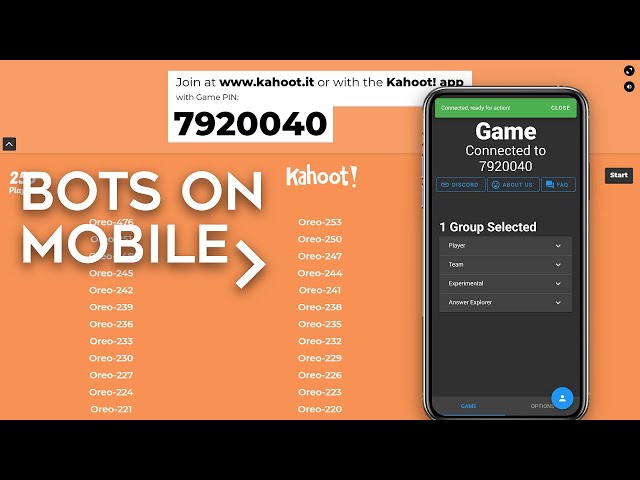 How To Spam A Kahoot Game On Mobile Free Bots 2019 Learn English