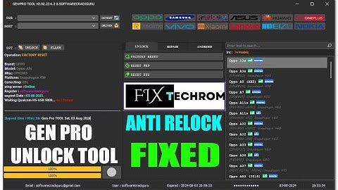 GEN PRO Unlock Tool V2.02.23 6.2 | Bypass FRP | Fix Unknown Baseband | New Unlock Tool 2024