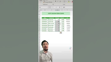 copy nhanh định dạng trong excel