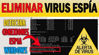 Saber si alguien Espiá mi PC, Detectar y Eliminar Virus | Ver Conexiones Establecidas en Windows 10