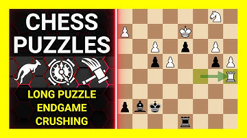 Chess Puzzles to Practice. Themes: Long puzzle, Endgame, Crushing. Learn Chess