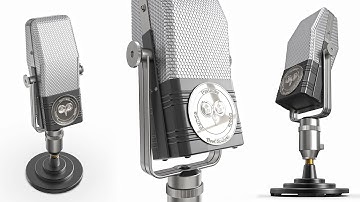 Microphone 3D Model & Animations | Keyshot
