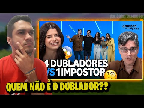 REACT - Quem não é DUBLADOR? (Prime Video Brasil)