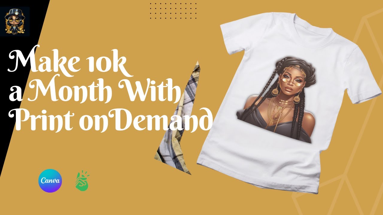 How To Make a Easy TShirt with Print On Demand - YouTube